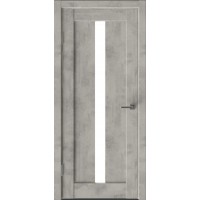 Межкомнатная дверь в Экошпоне ВЕРТИКАЛЬ 2 бетон серый