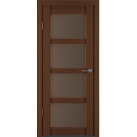 Межкомнатная дверь в Экошпоне ГОРИЗОНТАЛЬ 12 каштан