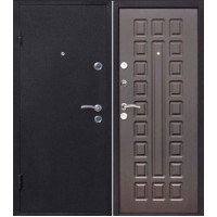 Металлическая входная дверь Йошкар полимер/МДФ венге