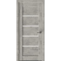 Межкомнатная дверь в Экошпоне ГОРИЗОНТАЛЬ 1 бетон серый