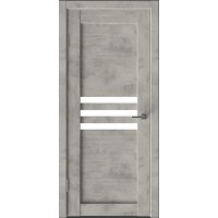 Межкомнатная дверь в Экошпоне ГОРИЗОНТАЛЬ 13 бетон серый